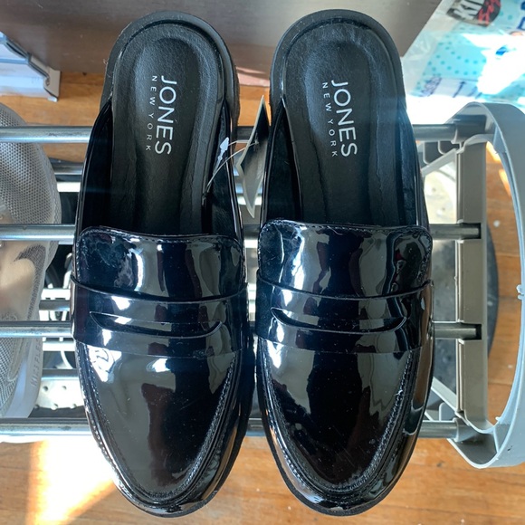 Patent leather mule office shoes - Picture 1 of 5